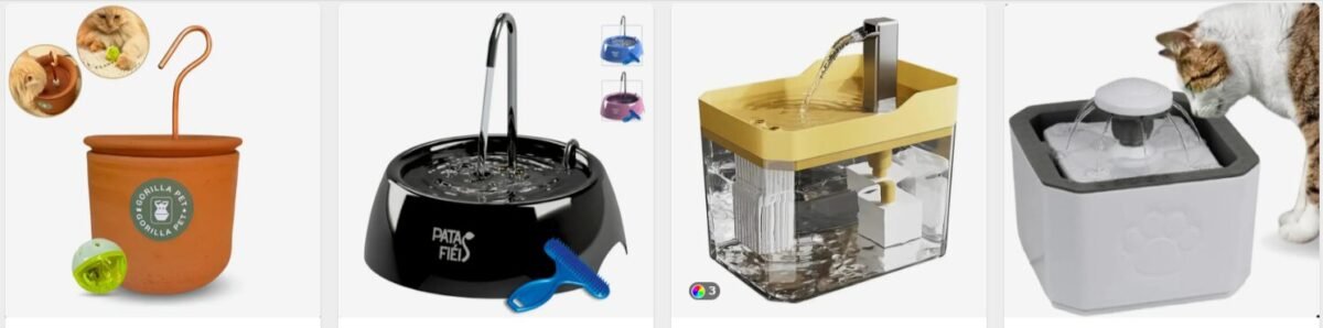 Fonte de Agua para Gato